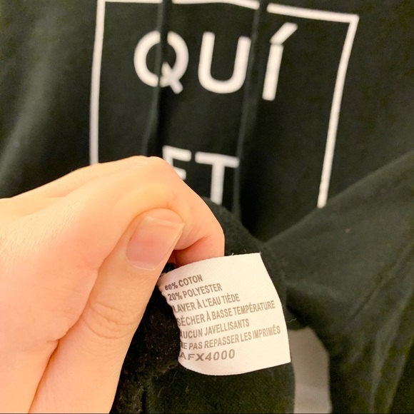 Quiet Life Paris Black Hoodie Sweatshirt - Picture 5 of 6